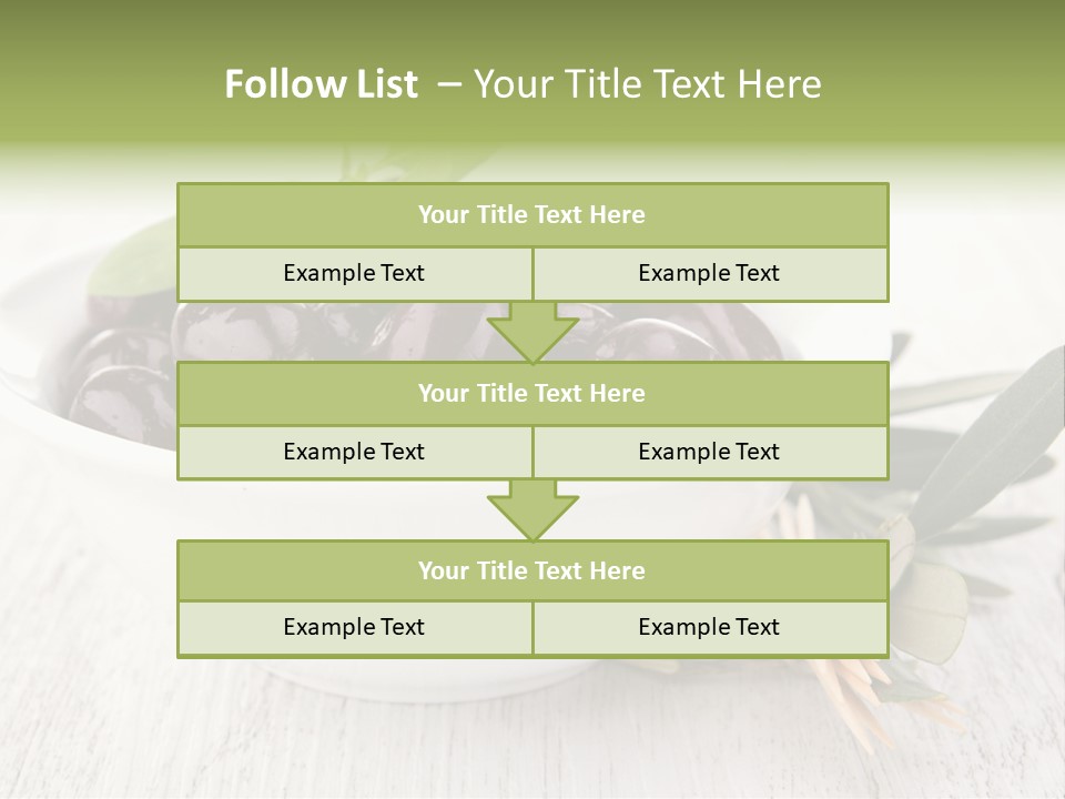 Summer Branch Antipasti PowerPoint Template