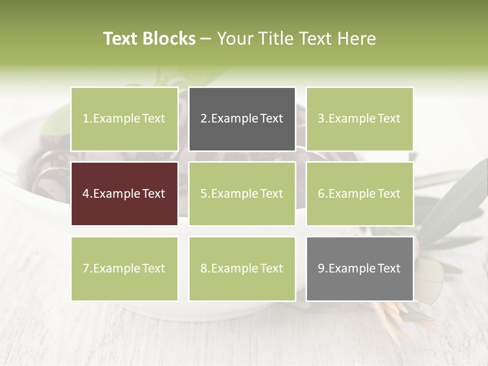 Summer Branch Antipasti PowerPoint Template