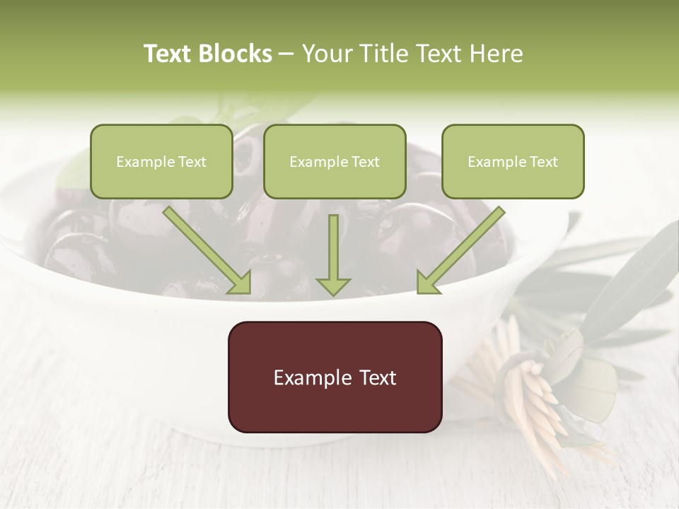 Summer Branch Antipasti PowerPoint Template