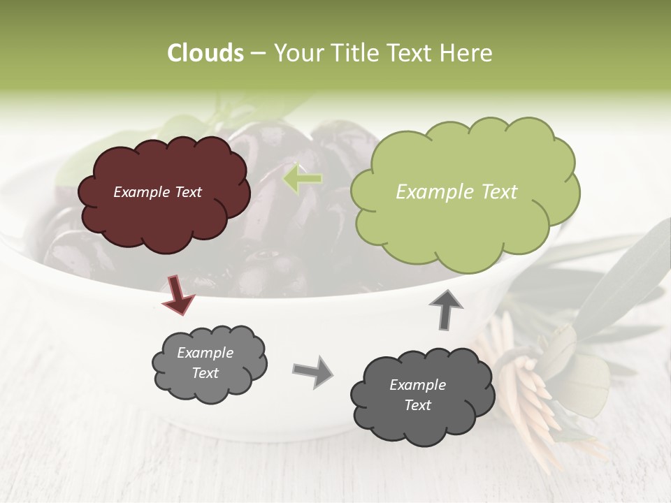 Summer Branch Antipasti PowerPoint Template