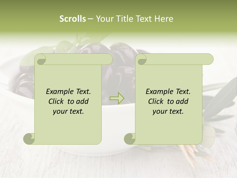 Summer Branch Antipasti PowerPoint Template