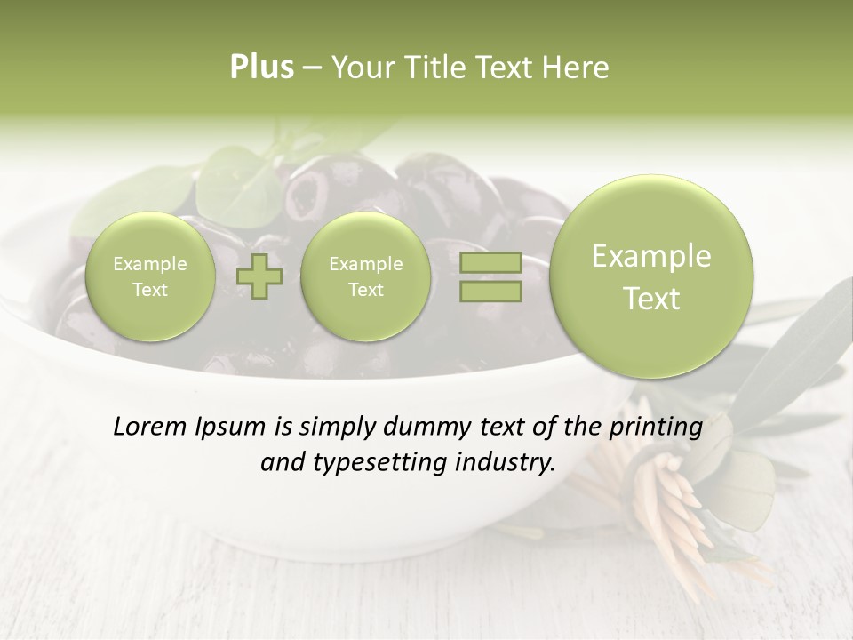 Summer Branch Antipasti PowerPoint Template