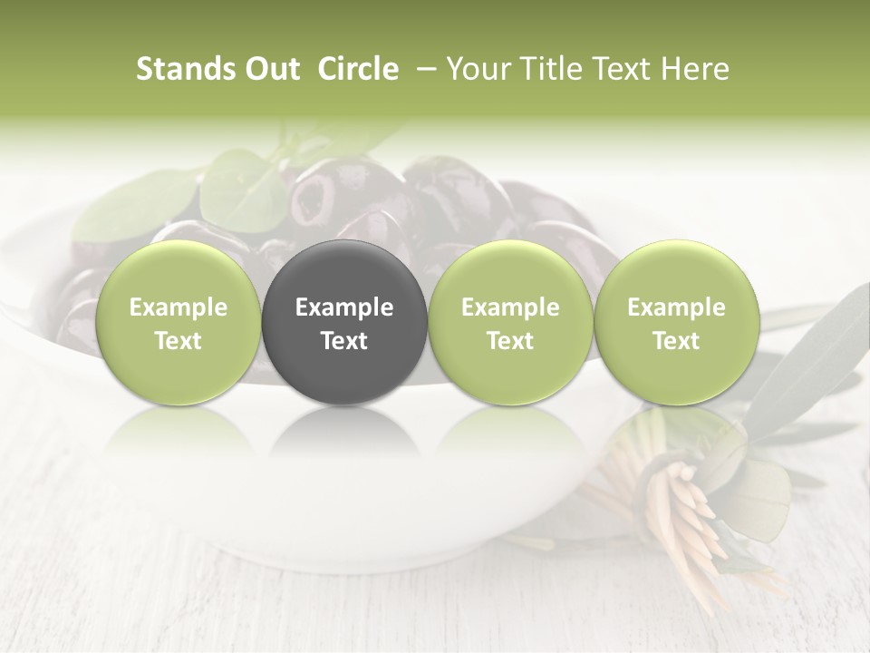 Summer Branch Antipasti PowerPoint Template
