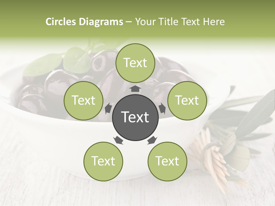 Summer Branch Antipasti PowerPoint Template