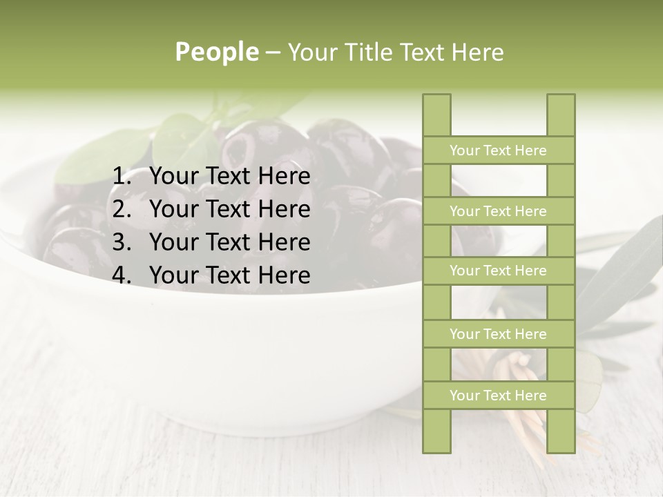 Summer Branch Antipasti PowerPoint Template