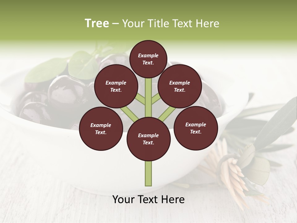 Summer Branch Antipasti PowerPoint Template