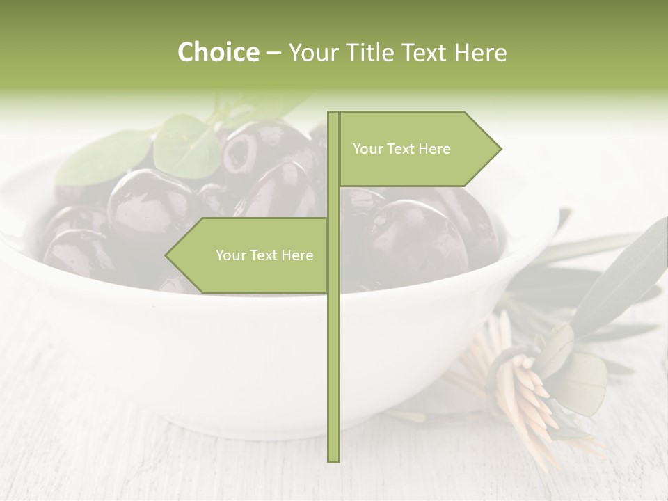 Summer Branch Antipasti PowerPoint Template