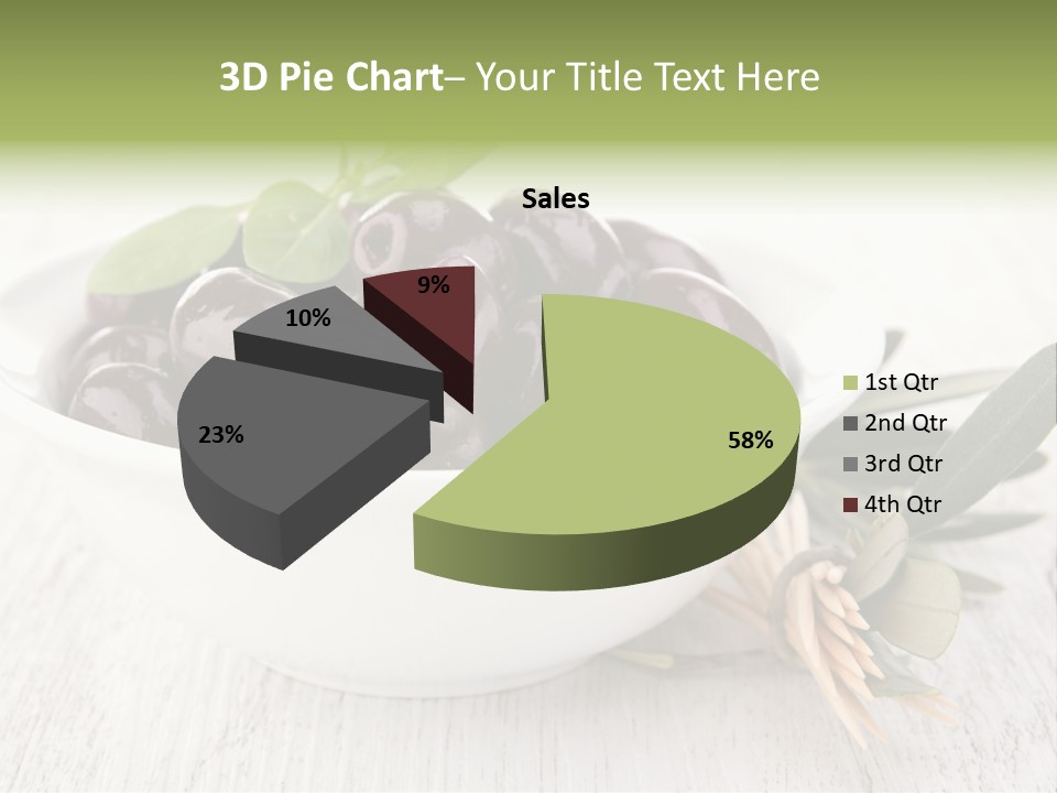 Summer Branch Antipasti PowerPoint Template