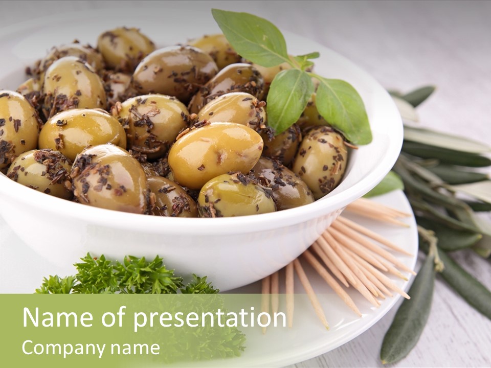 Gastronomy Cooking Condiment PowerPoint Template