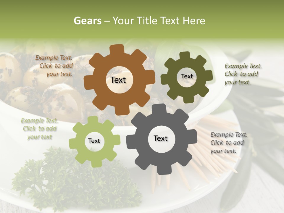 Gastronomy Cooking Condiment PowerPoint Template