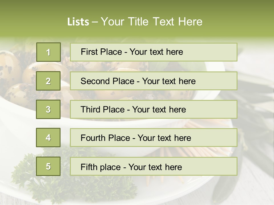 Gastronomy Cooking Condiment PowerPoint Template