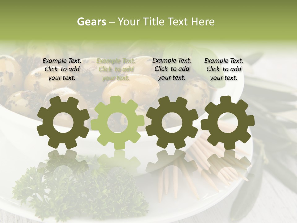 Gastronomy Cooking Condiment PowerPoint Template