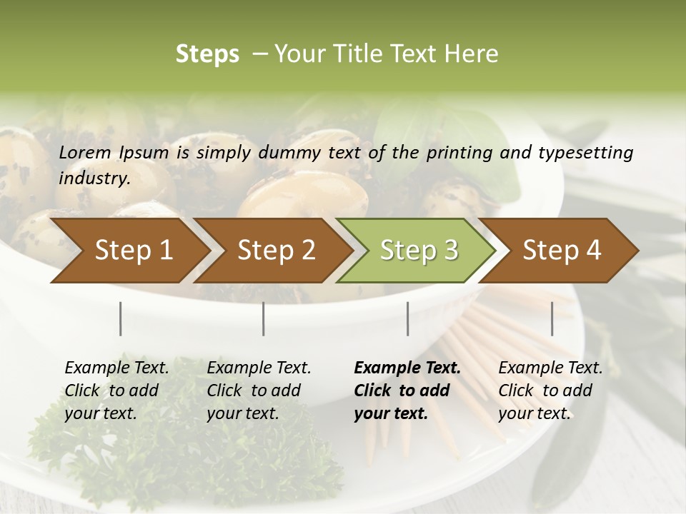 Gastronomy Cooking Condiment PowerPoint Template