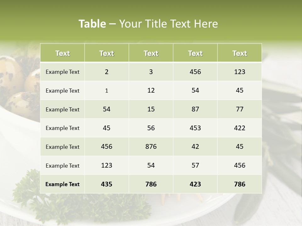 Gastronomy Cooking Condiment PowerPoint Template