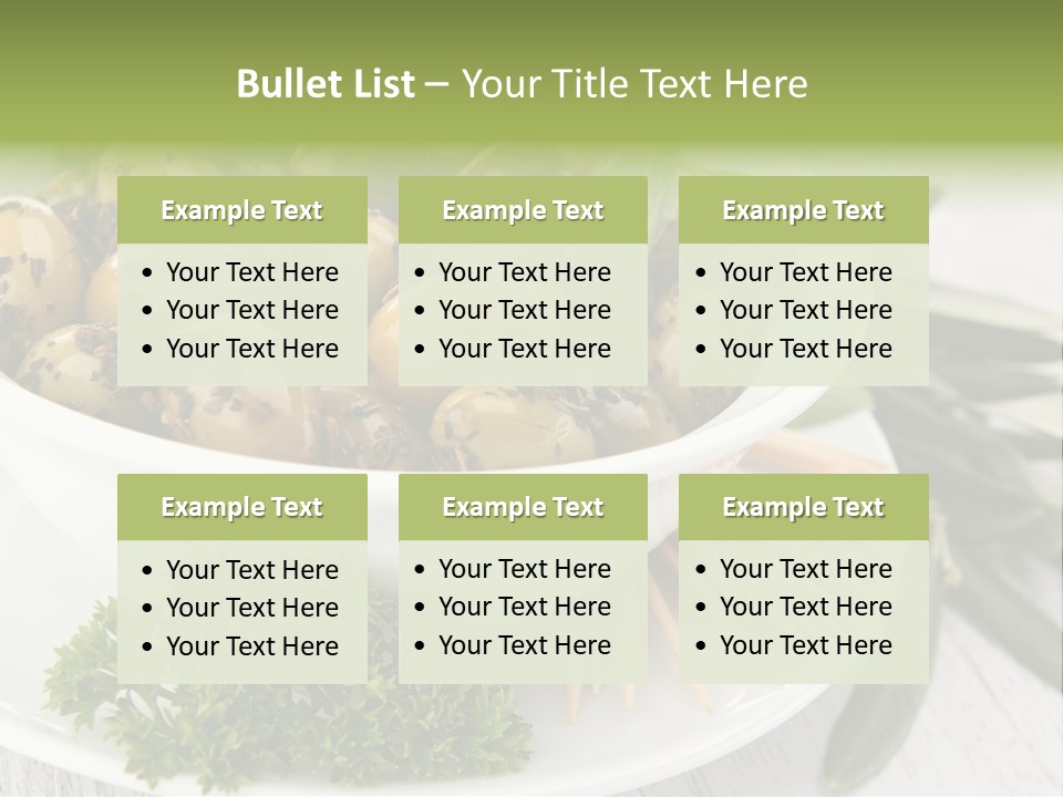 Gastronomy Cooking Condiment PowerPoint Template