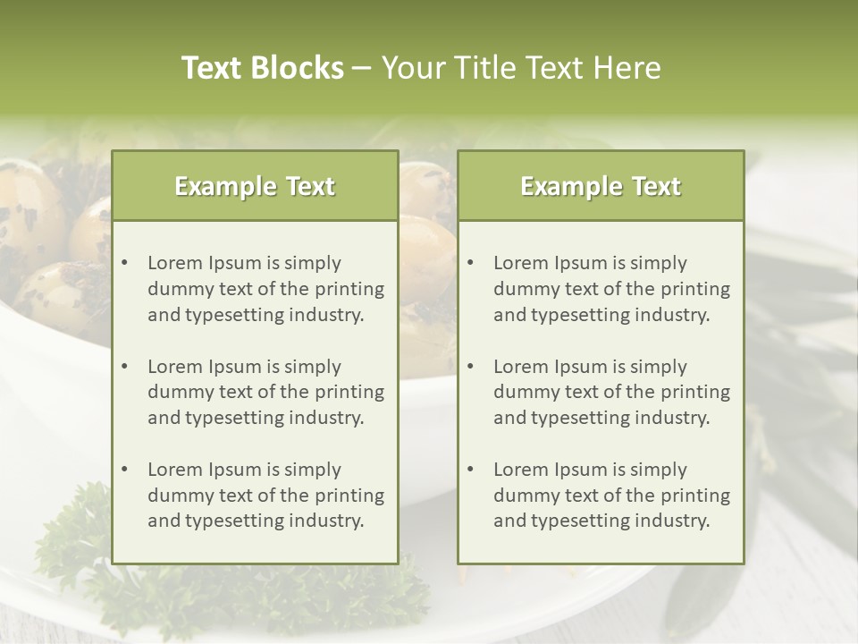 Gastronomy Cooking Condiment PowerPoint Template