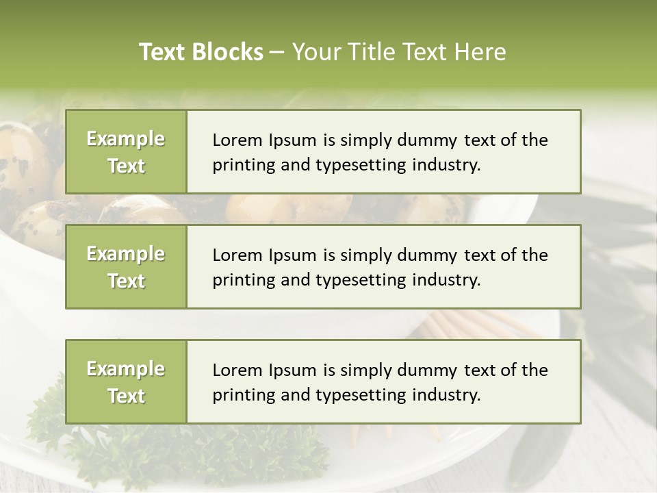 Gastronomy Cooking Condiment PowerPoint Template