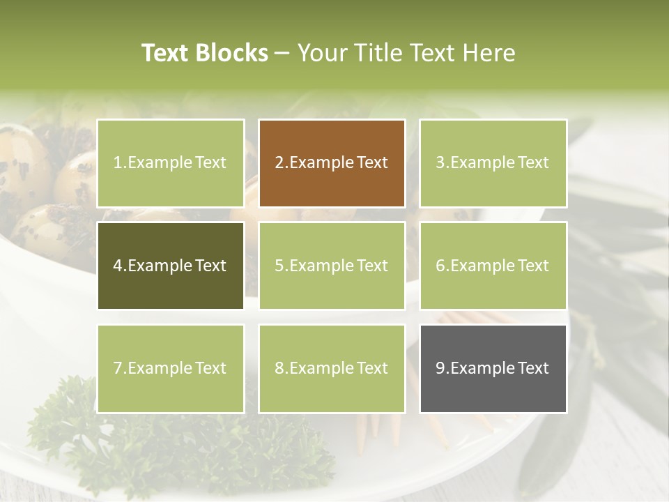 Gastronomy Cooking Condiment PowerPoint Template