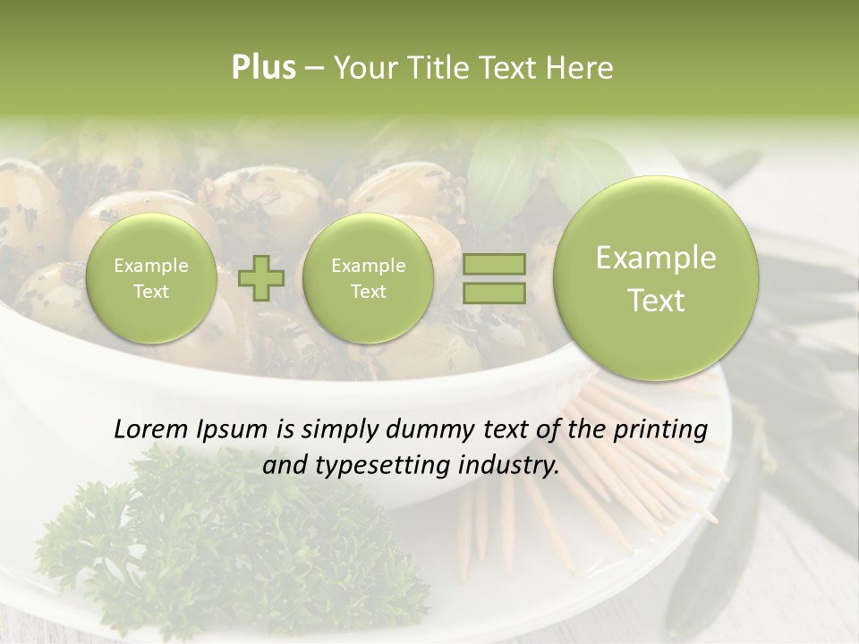 Gastronomy Cooking Condiment PowerPoint Template