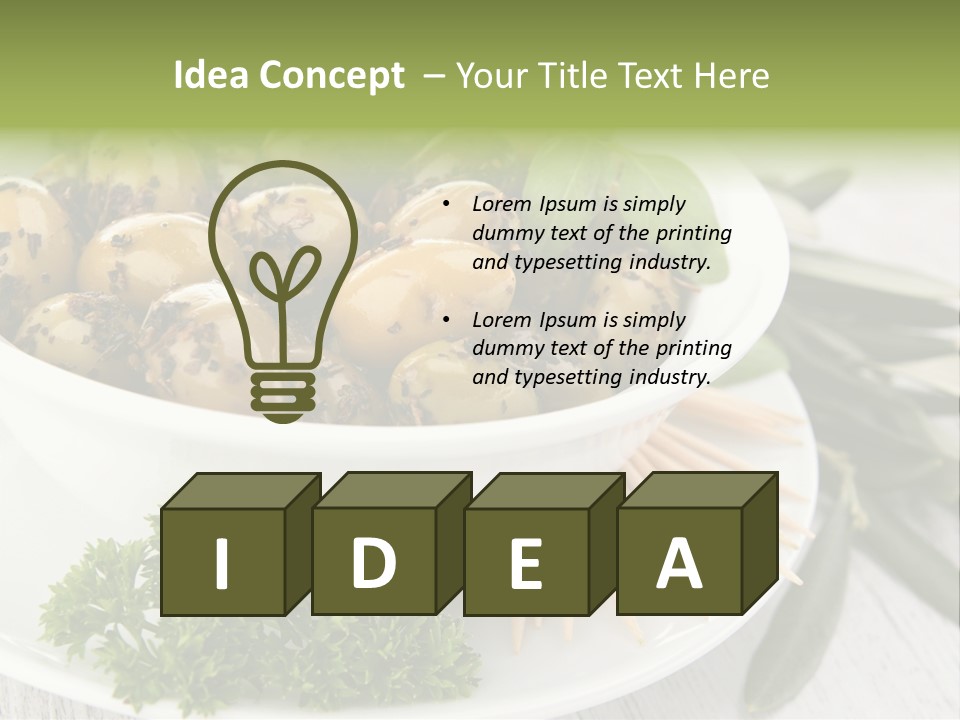 Gastronomy Cooking Condiment PowerPoint Template