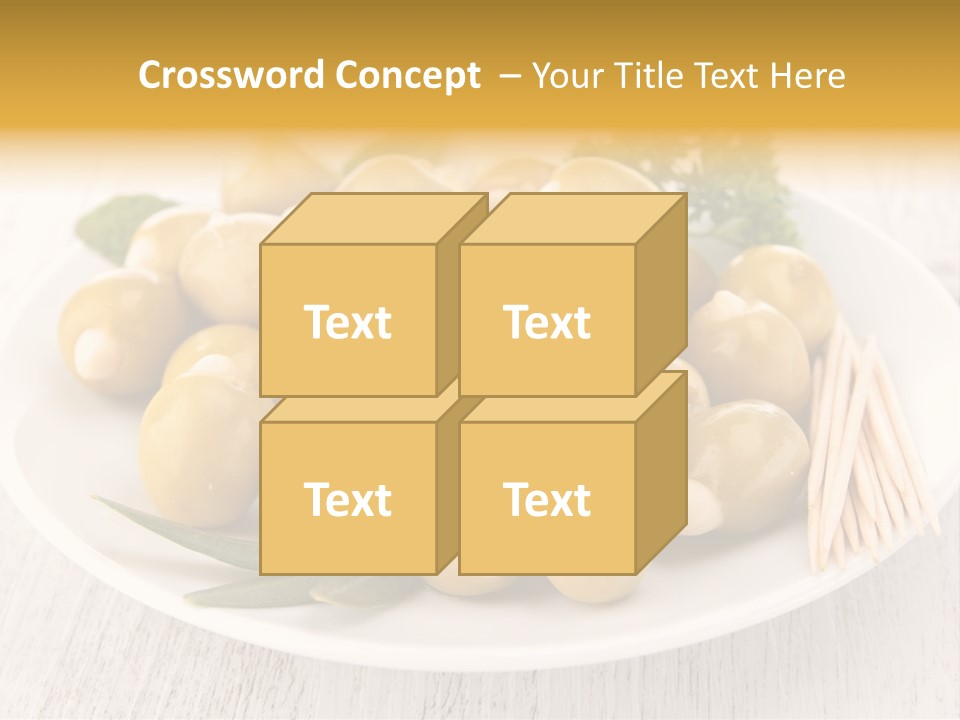 Condiment Cook Branch PowerPoint Template