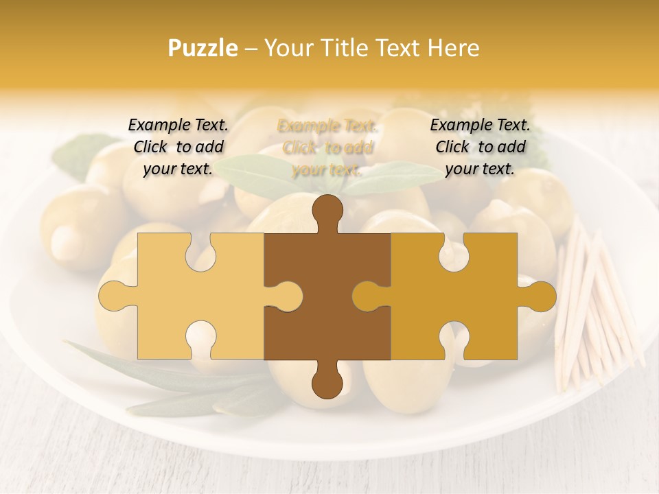 Condiment Cook Branch PowerPoint Template