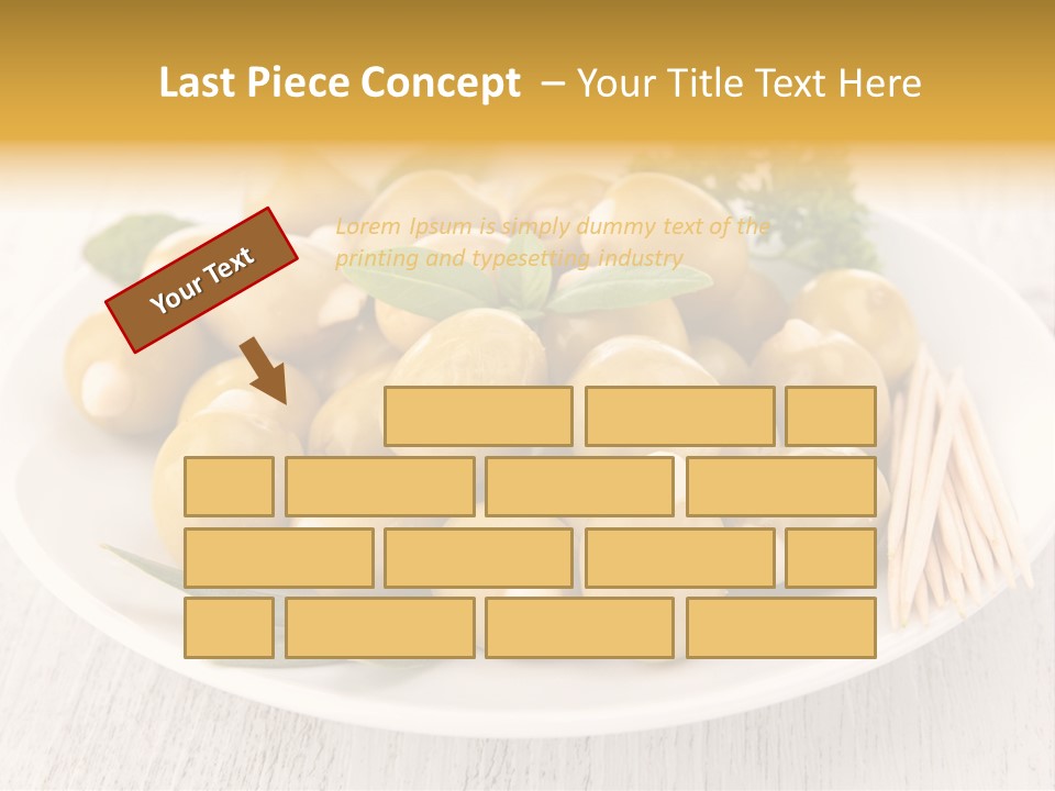 Condiment Cook Branch PowerPoint Template