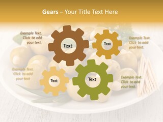 Condiment Cook Branch PowerPoint Template