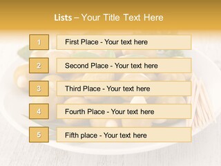 Condiment Cook Branch PowerPoint Template