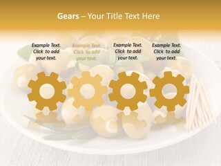 Condiment Cook Branch PowerPoint Template