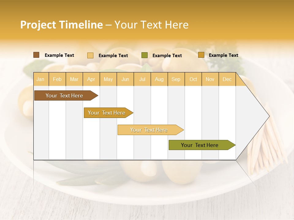 Condiment Cook Branch PowerPoint Template