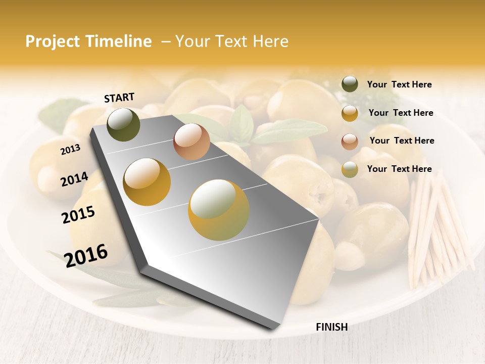 Condiment Cook Branch PowerPoint Template
