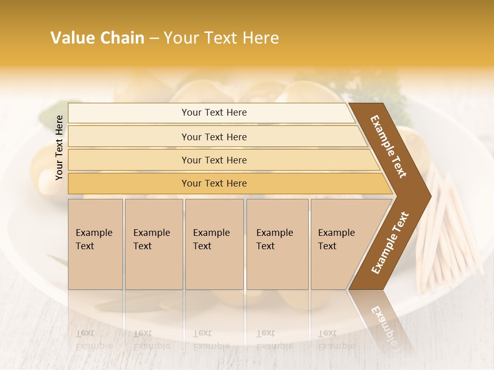 Condiment Cook Branch PowerPoint Template