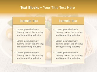 Condiment Cook Branch PowerPoint Template
