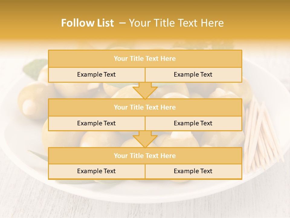 Condiment Cook Branch PowerPoint Template