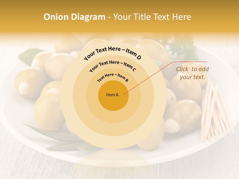Condiment Cook Branch PowerPoint Template