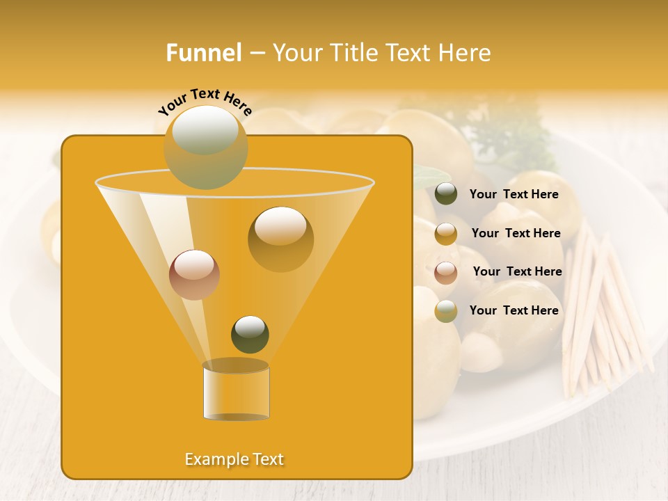 Condiment Cook Branch PowerPoint Template