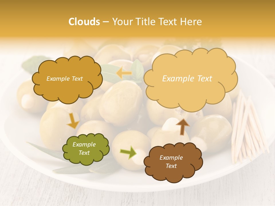 Condiment Cook Branch PowerPoint Template