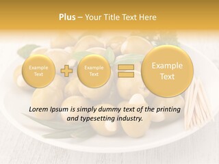 Condiment Cook Branch PowerPoint Template