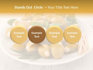Condiment Cook Branch PowerPoint Template