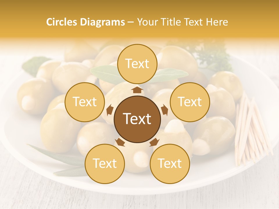 Condiment Cook Branch PowerPoint Template