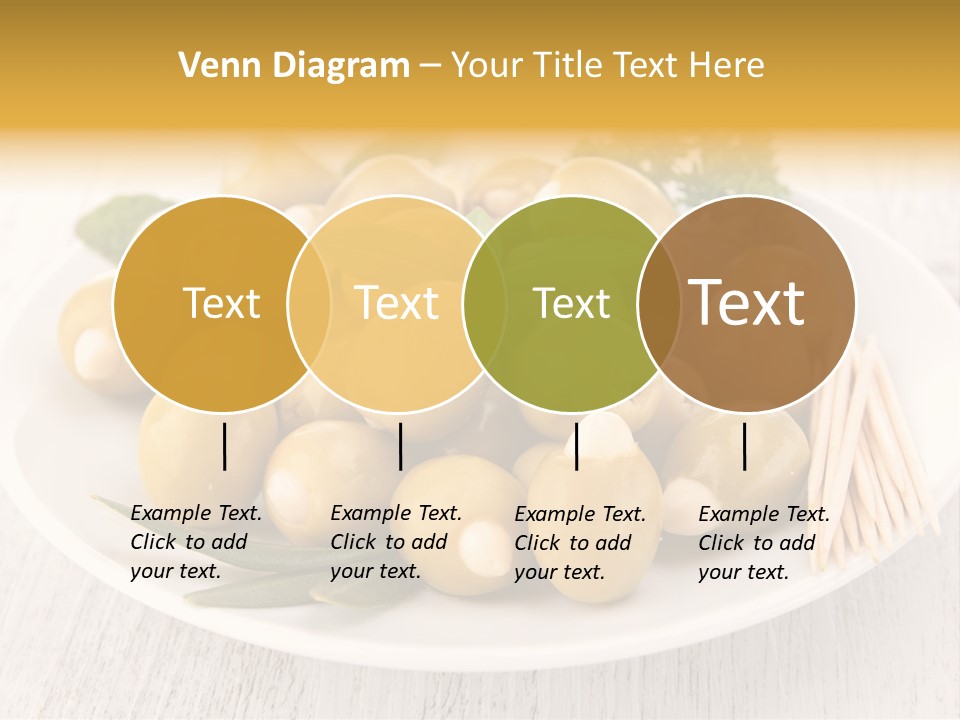 Condiment Cook Branch PowerPoint Template