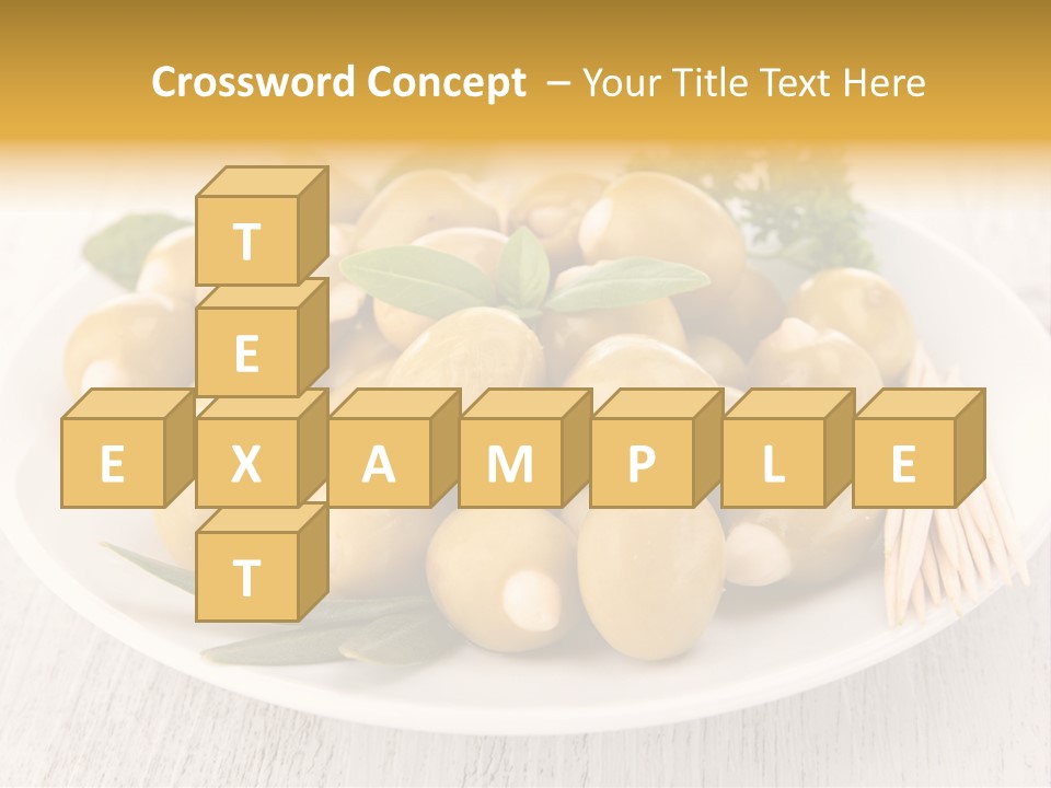 Condiment Cook Branch PowerPoint Template