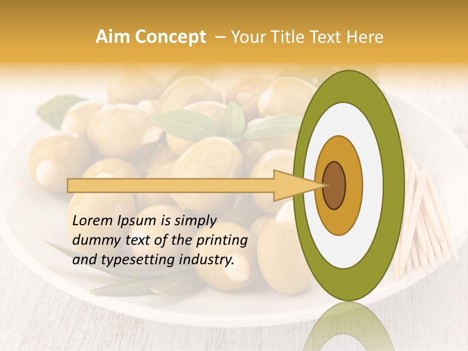 Condiment Cook Branch PowerPoint Template