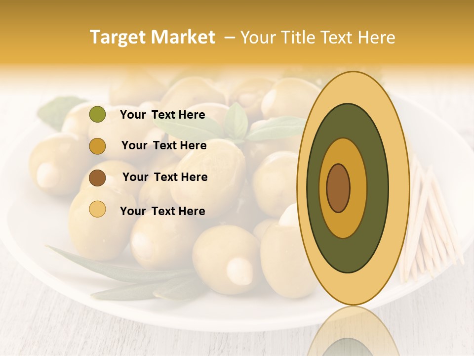 Condiment Cook Branch PowerPoint Template