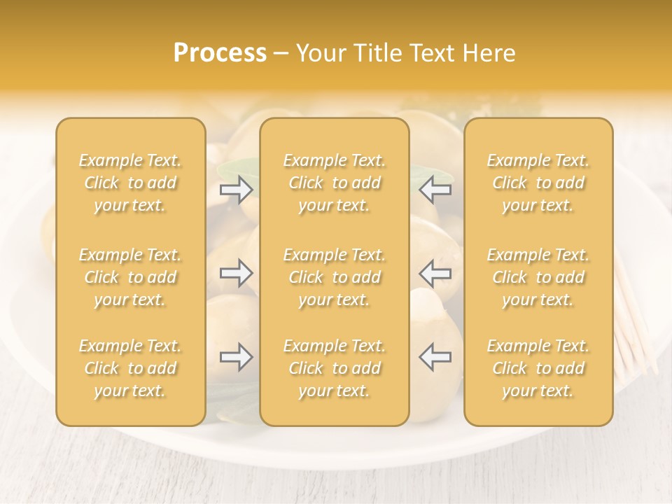 Condiment Cook Branch PowerPoint Template