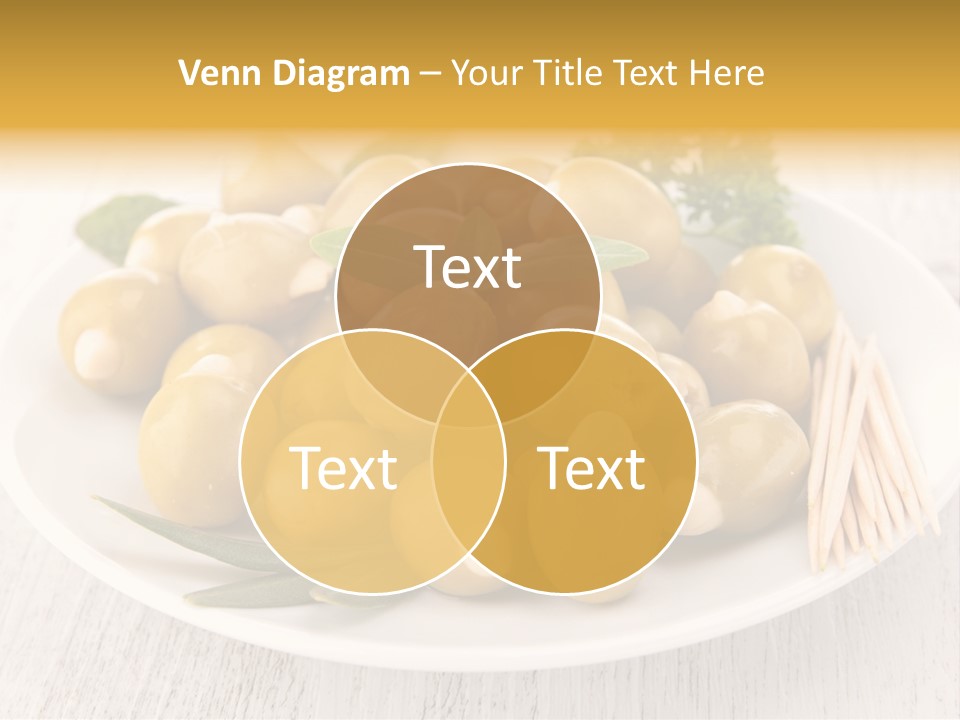 Condiment Cook Branch PowerPoint Template