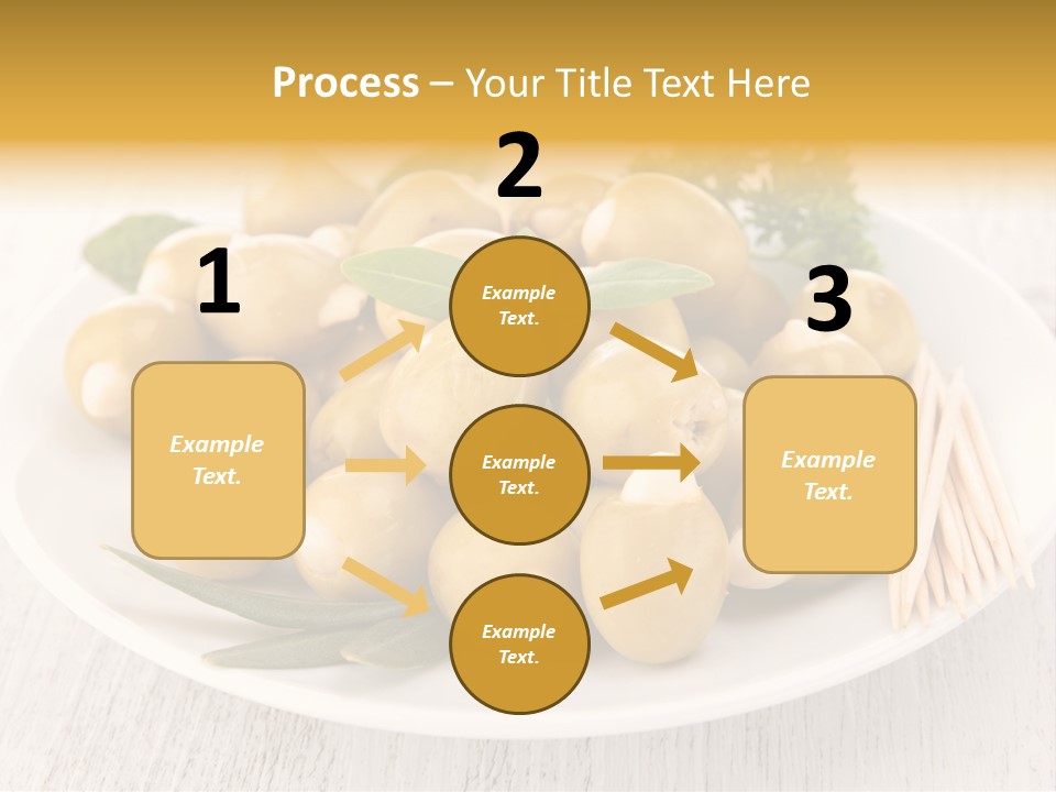 Condiment Cook Branch PowerPoint Template
