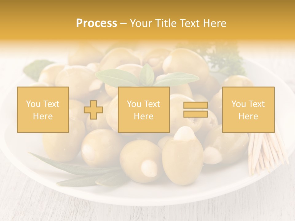 Condiment Cook Branch PowerPoint Template