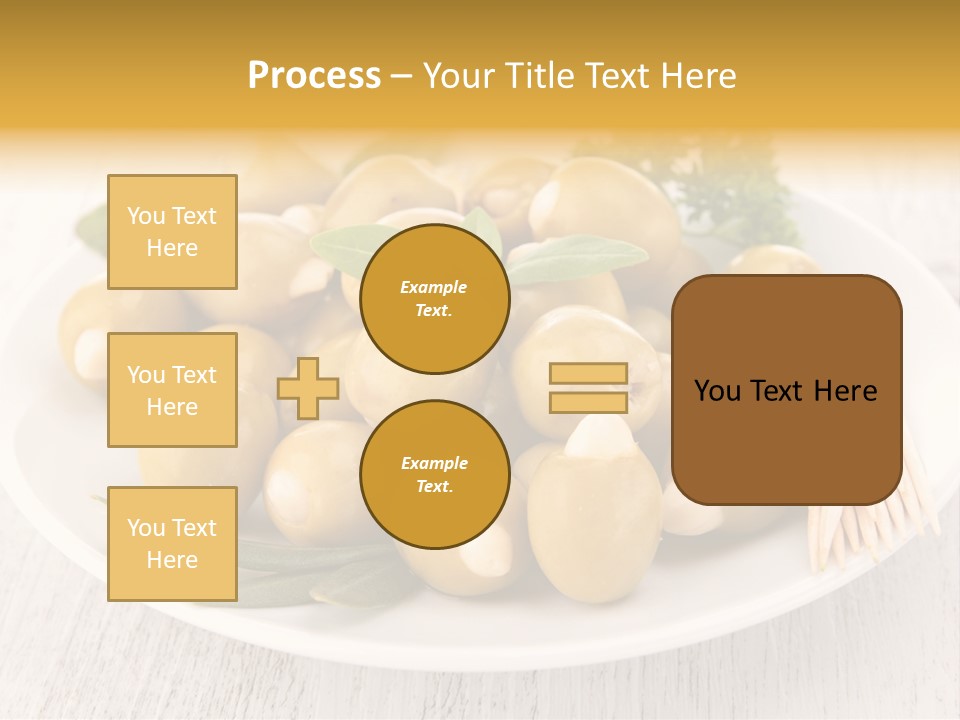 Condiment Cook Branch PowerPoint Template